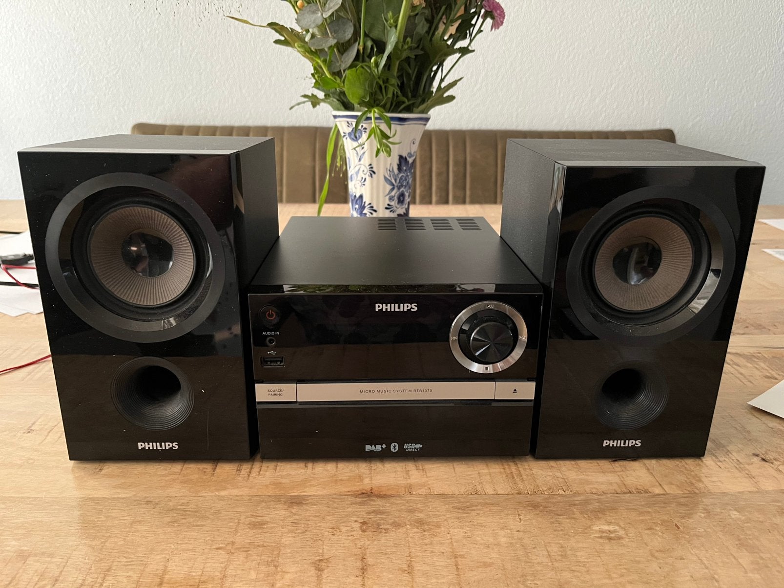 Philips Micro Muziek Systeem BTB1370/12 met DAB+ en Bluetoot, Philips, Ophalen of Verzenden, Zo goed als nieuw, Microset