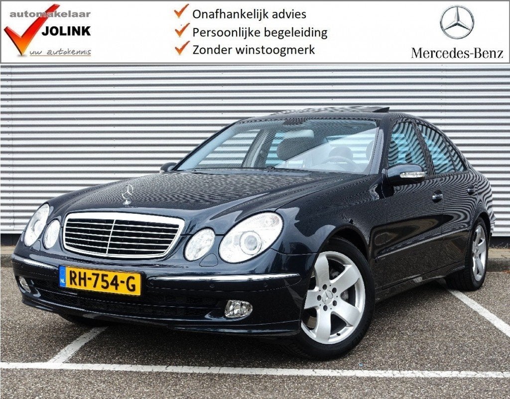 Mercedes-benz E-KLASSE E 500  5.0 V8 24V Avantgarde I Zeer m, Auto's, Automaat, Gebruikt, 8 cilinders, Zwart