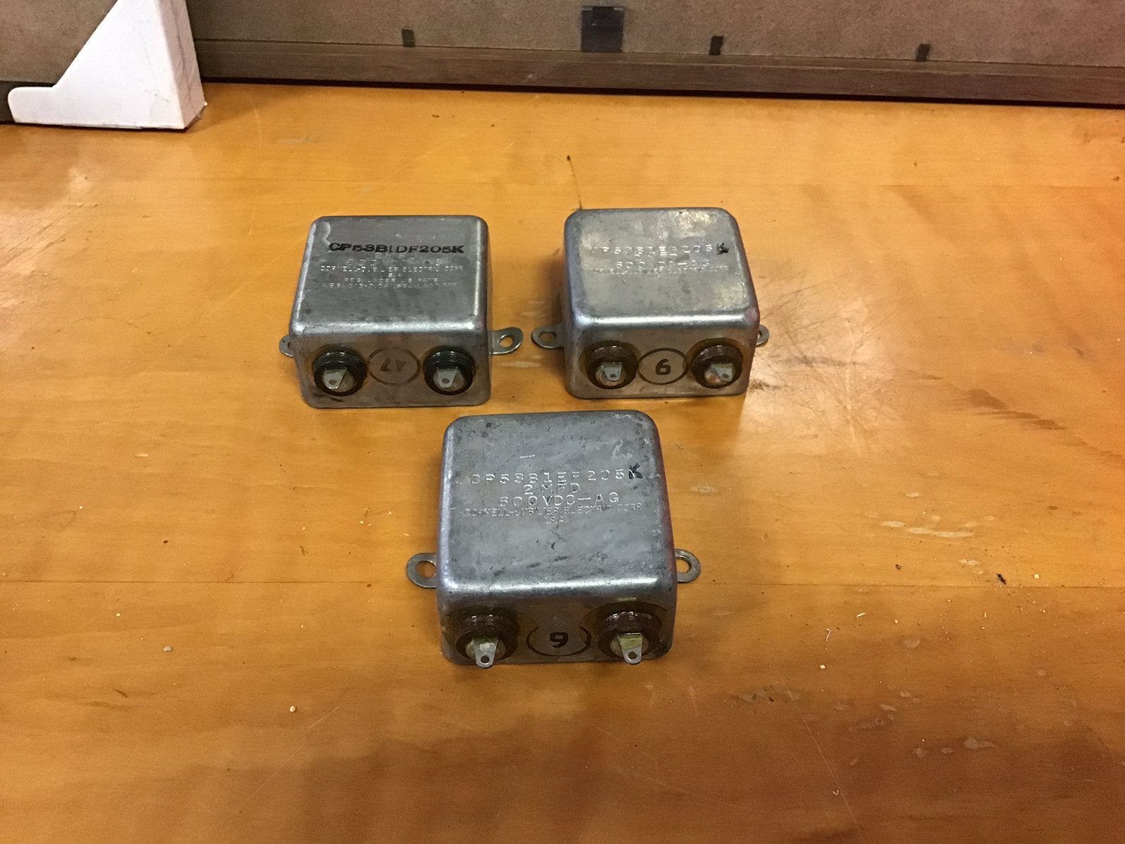 3 vintage condensators, Ophalen of Verzenden