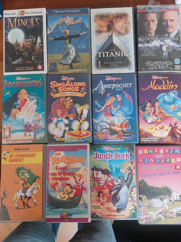 Videobanden, verschillende titels, Cd's en Dvd's, Alle leeftijden, Ophalen, Zo goed als nieuw, Overige genres
