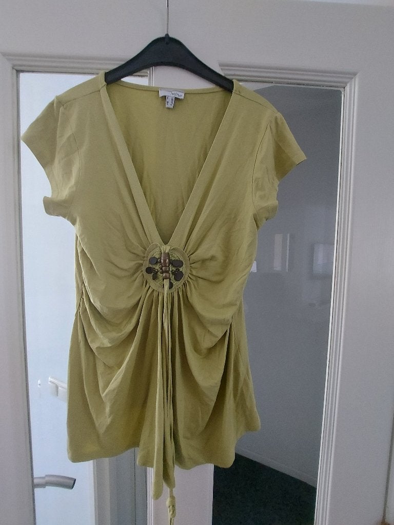 zomers tuniek, mooi!, Kleding | Dames, Zo goed als nieuw, Korte mouw, Groen, Ophalen