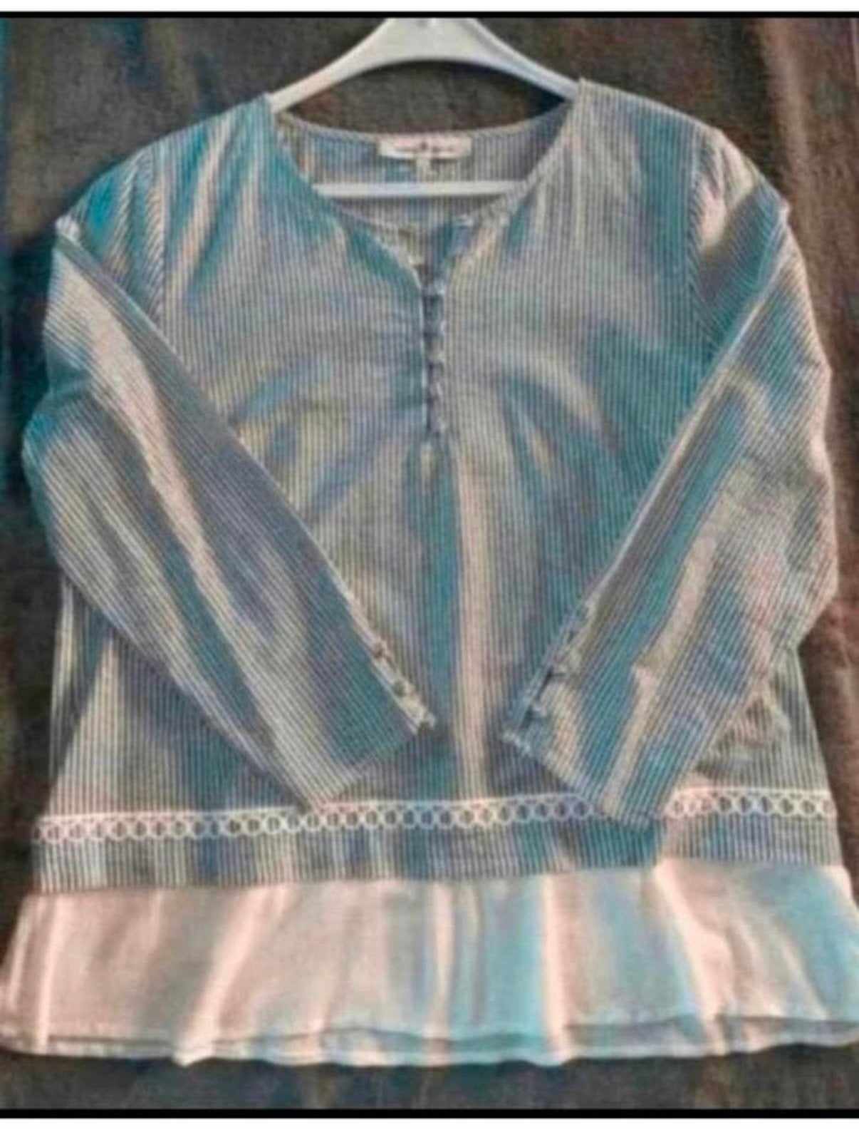 Maria Tailor Blouse maat 40, Ophalen of Verzenden, Zo goed als nieuw, Maat 38/40 (M), Blauw