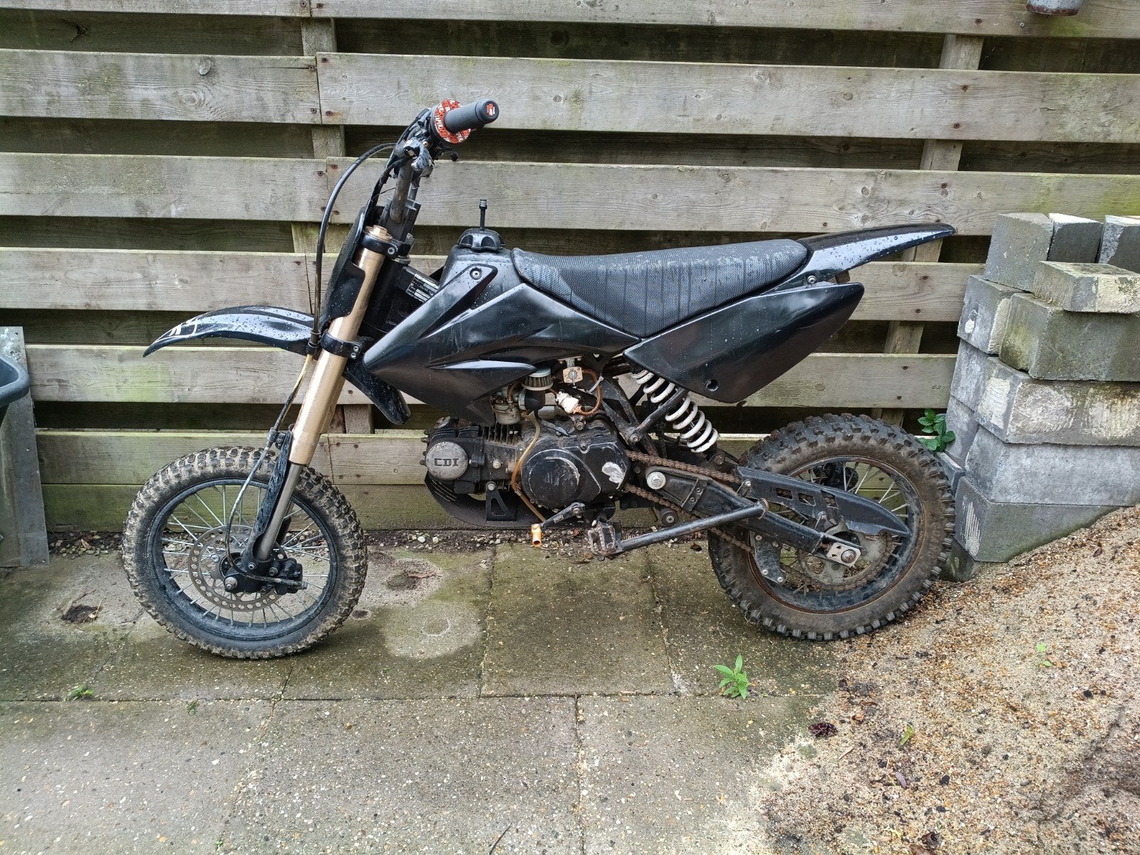 Zwarte Pitbike - Crossmotor Orion 125, Ophalen, Gebruikt, Overige merken