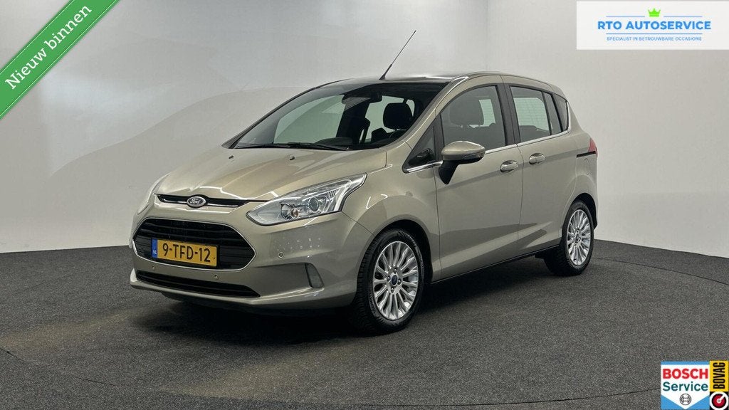 Ford B-Max 1.0 EcoBoost Titanium NAVI TREKHAAK LM ECC CRUISE, Auto's, Voorwielaandrijving, Euro 5, Gebruikt, Origineel Nederlands