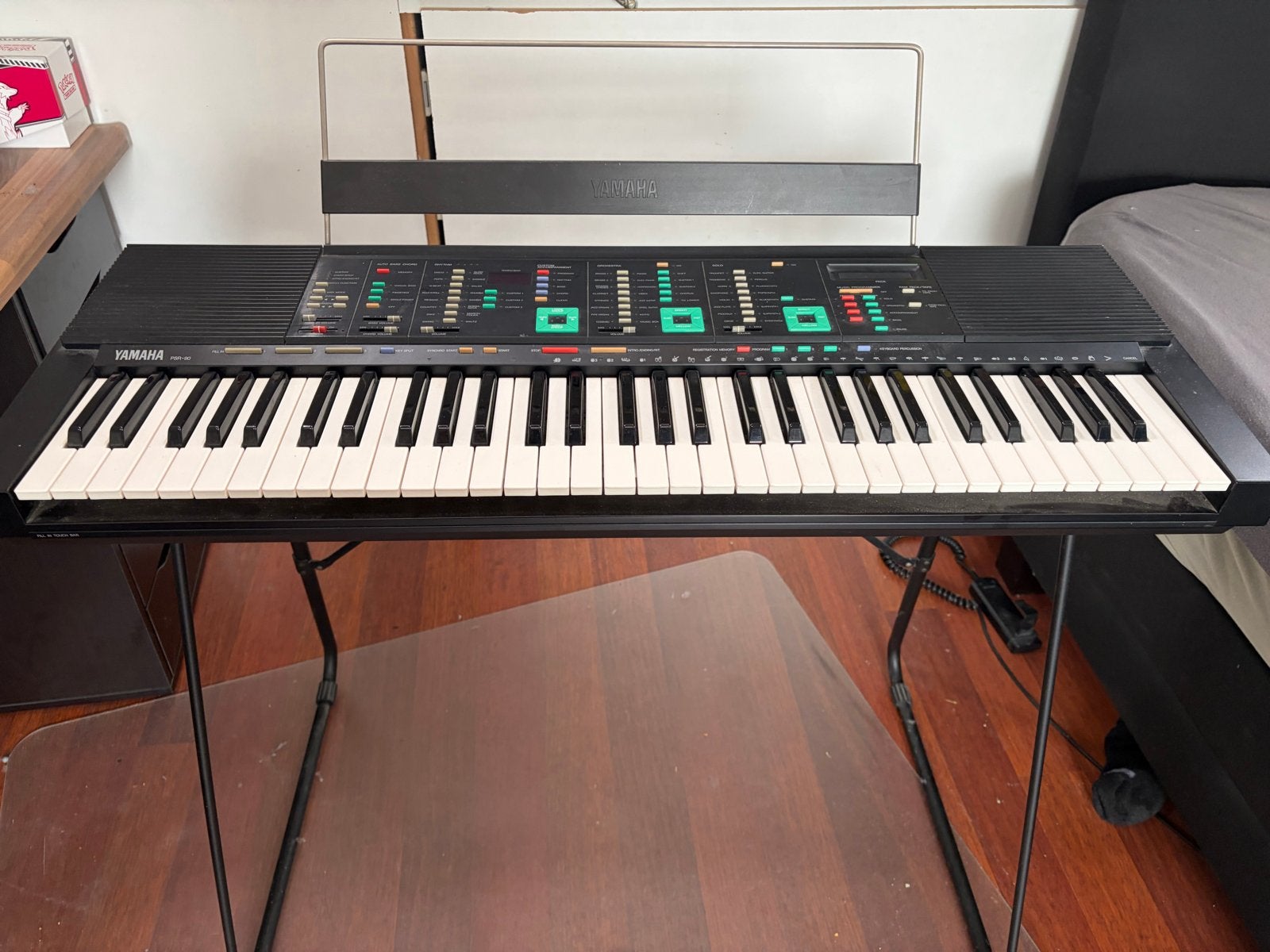 Yamaha PSR-90 Keyboard / synthesizer met standaard, Muziek en Instrumenten, Synthesizers, Ophalen, Gebruikt, 61 toetsen, Yamaha