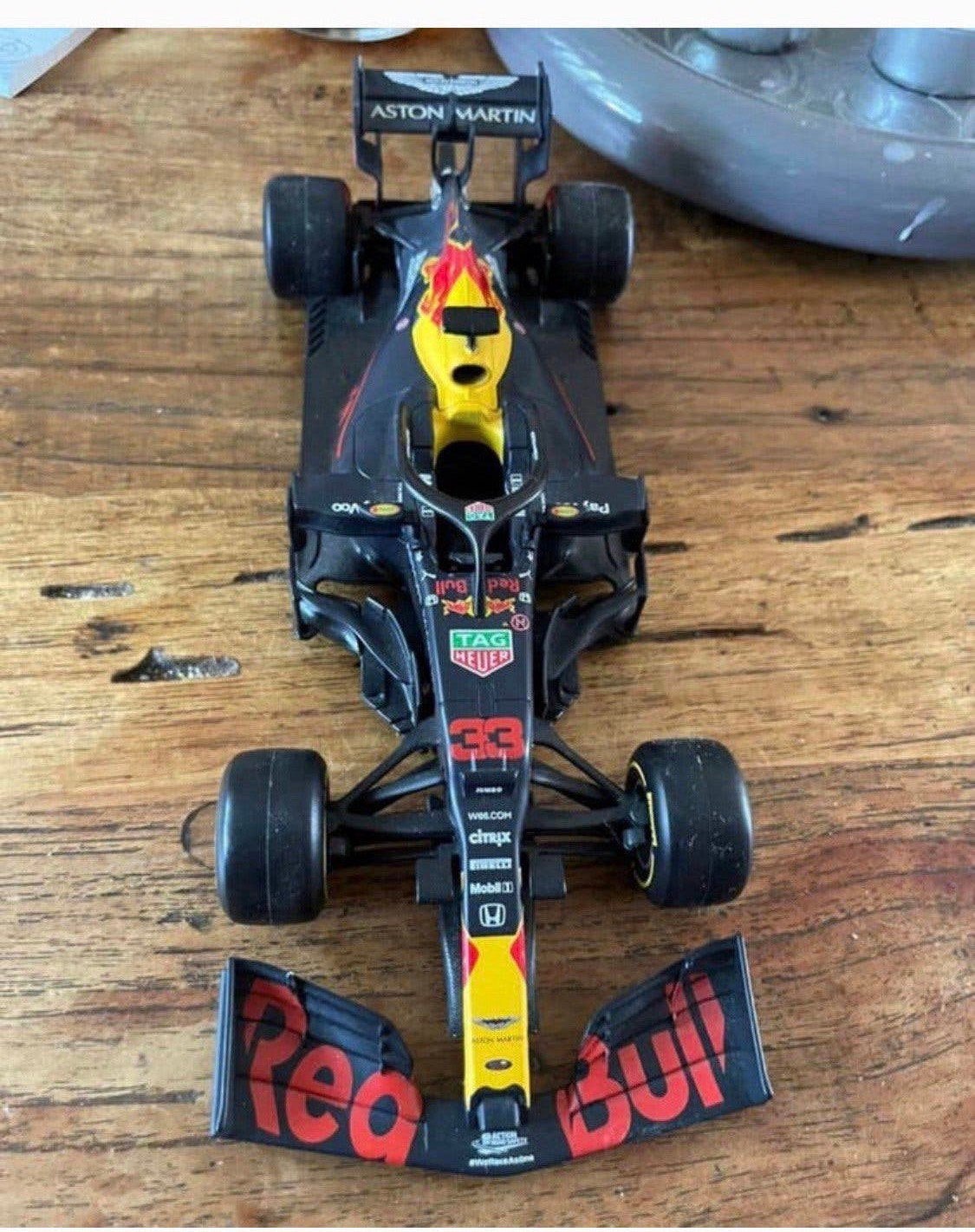 Red bull autootje, Ophalen, Gebruikt