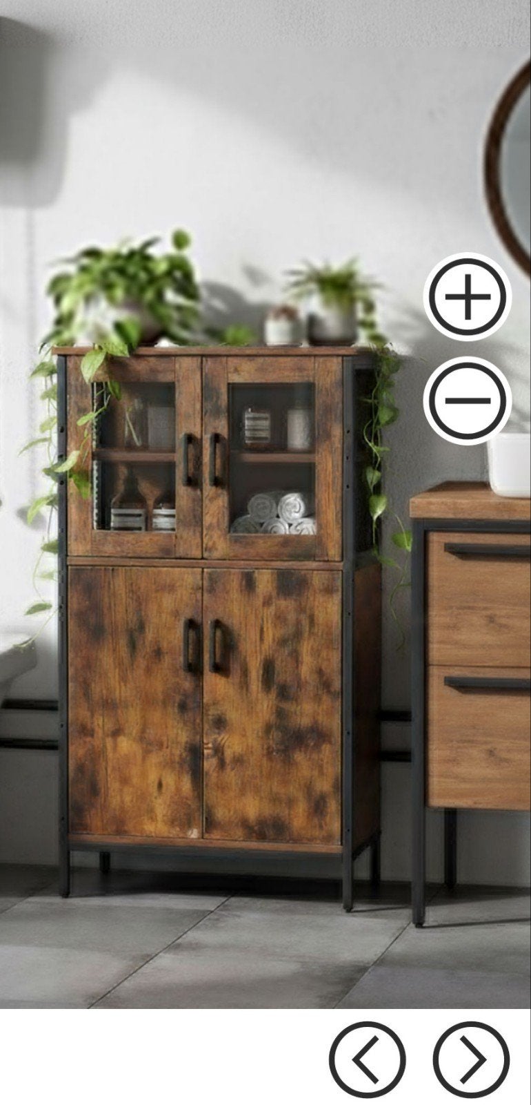 Mooie moderne industriële kast – Compact & Universeel, Ophalen of Verzenden