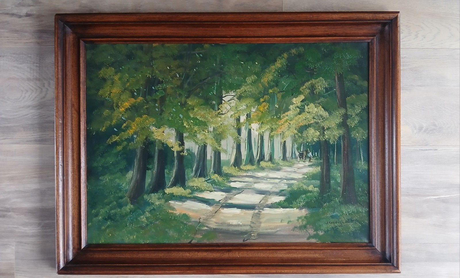 Schilderij # Jan Kelderman - Bosgezicht, Ophalen