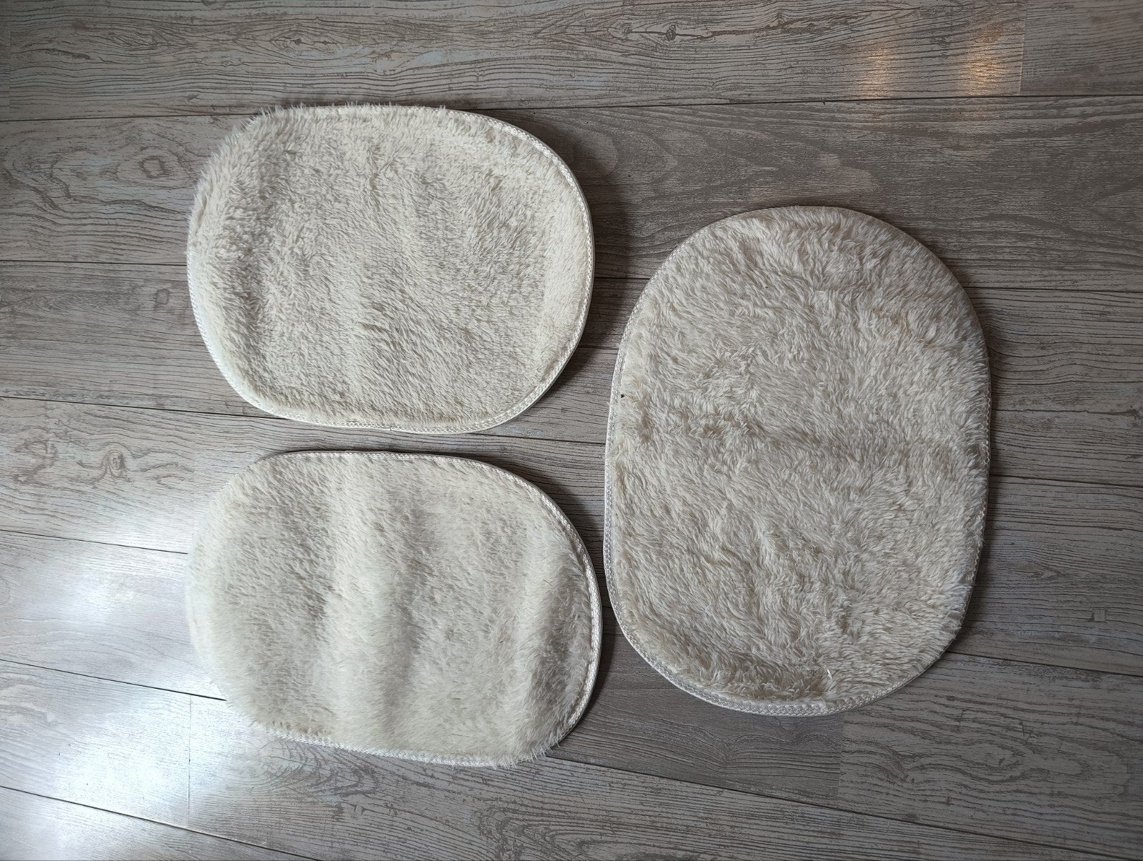 3 Nieuwe Antislip Douchematten - Dun & Comfortabel, Huis en Inrichting, Ophalen of Verzenden, Nieuw, Grijs, Badmat