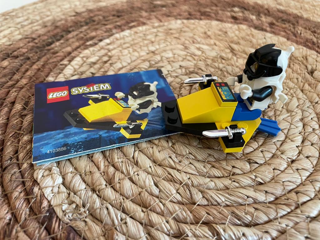 Lego Aquazone Aquanauts 6115: Delfin Duiker met Instructies, Overige thema's, Lego, Ophalen of Verzenden, Zo goed als nieuw