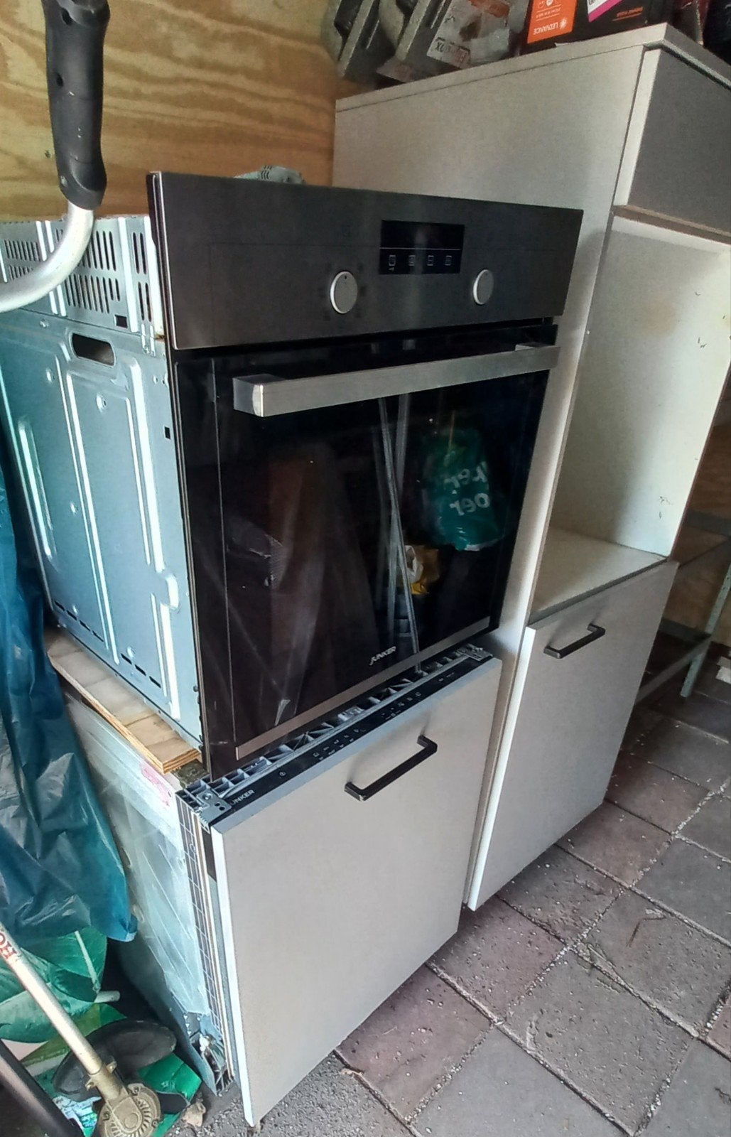 Junker Inbouw Oven met Vaatwasser - Zo goed als nieuw, Ophalen, Overige merken, Hete lucht, Inbouw