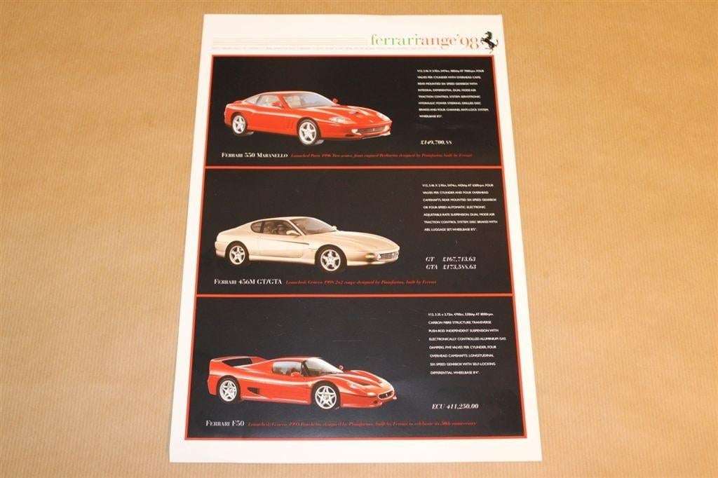 Ferrari reclame-uitgave - Ferrariange '98, Ophalen of Verzenden, Zo goed als nieuw, Ferrari
