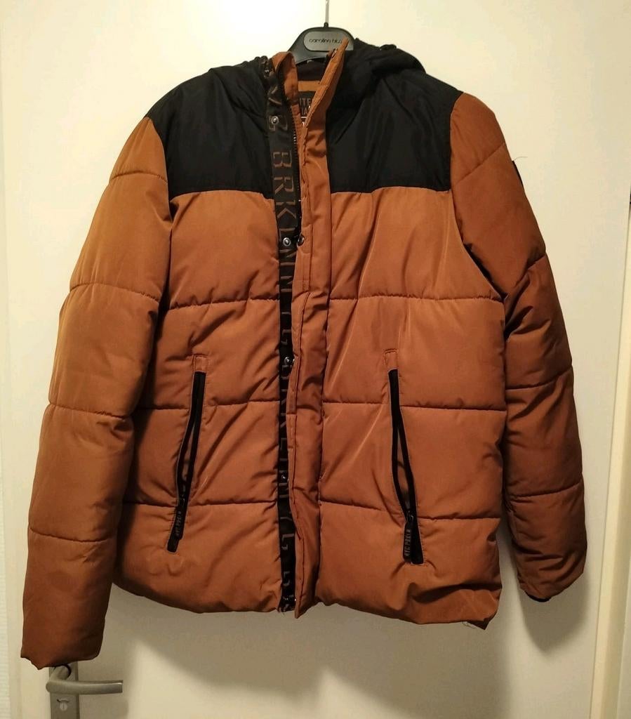 Bruine winterjas maat 176, Ophalen of Verzenden, Zo goed als nieuw, Jongen, Jas