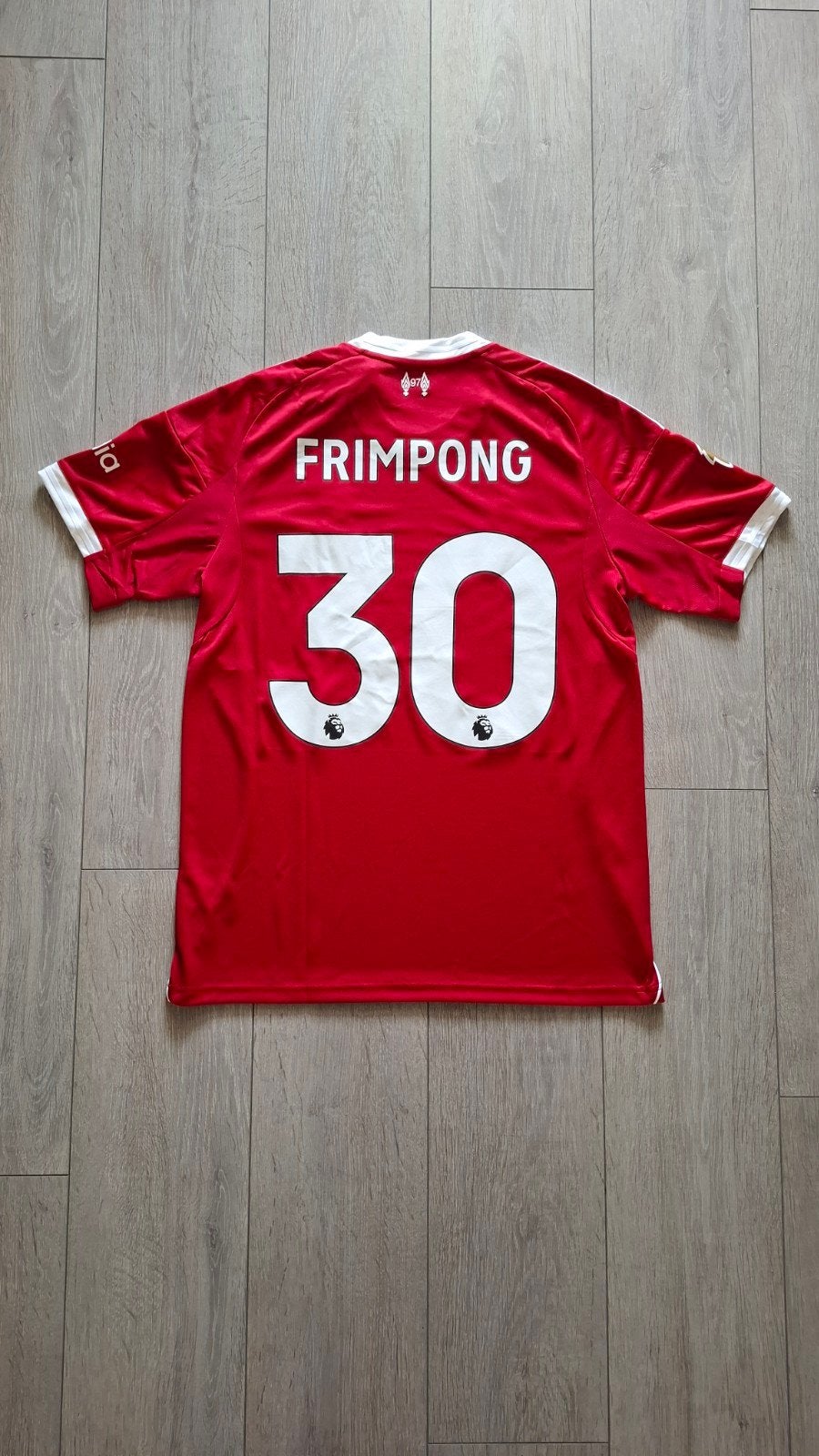 Liverpool FC 25/26 (thuis-tenue) + Frimpong #30, Maat L, Ophalen of Verzenden, Nieuw, Shirt