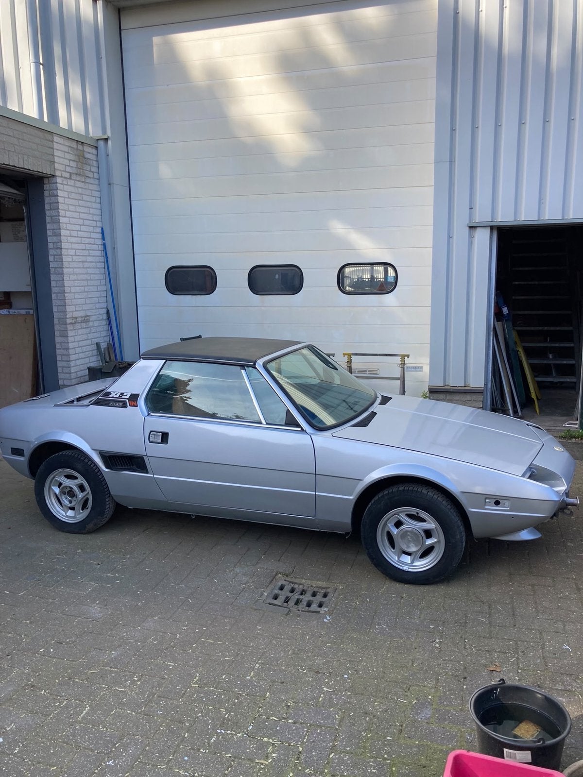 Te koop Fiat X1/9 Bertone afbouwproject, Auto's, Overige modellen, Overige carrosserieën, Handgeschakeld, Zilver of Grijs
