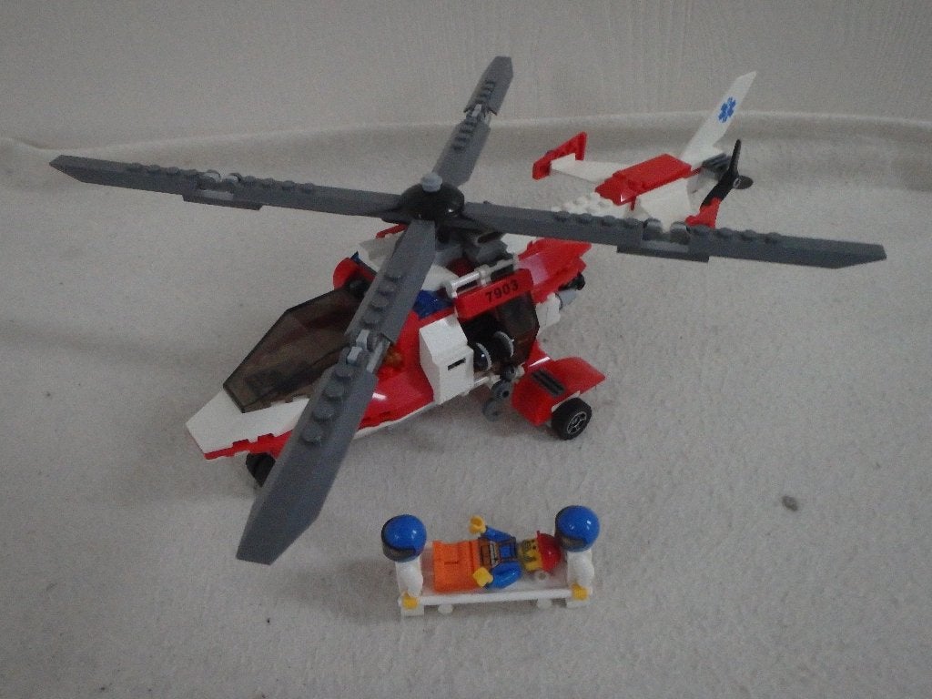 Lego 7903 city reddingshelicopter. Helaas geen boekje., City, Lego, Ophalen of Verzenden, Zo goed als nieuw