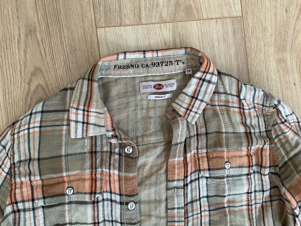 Petrol blouse maat 176, Kinderen en Baby's, Petrol, Jongen of Meisje, Overhemd of Blouse, Nieuw
