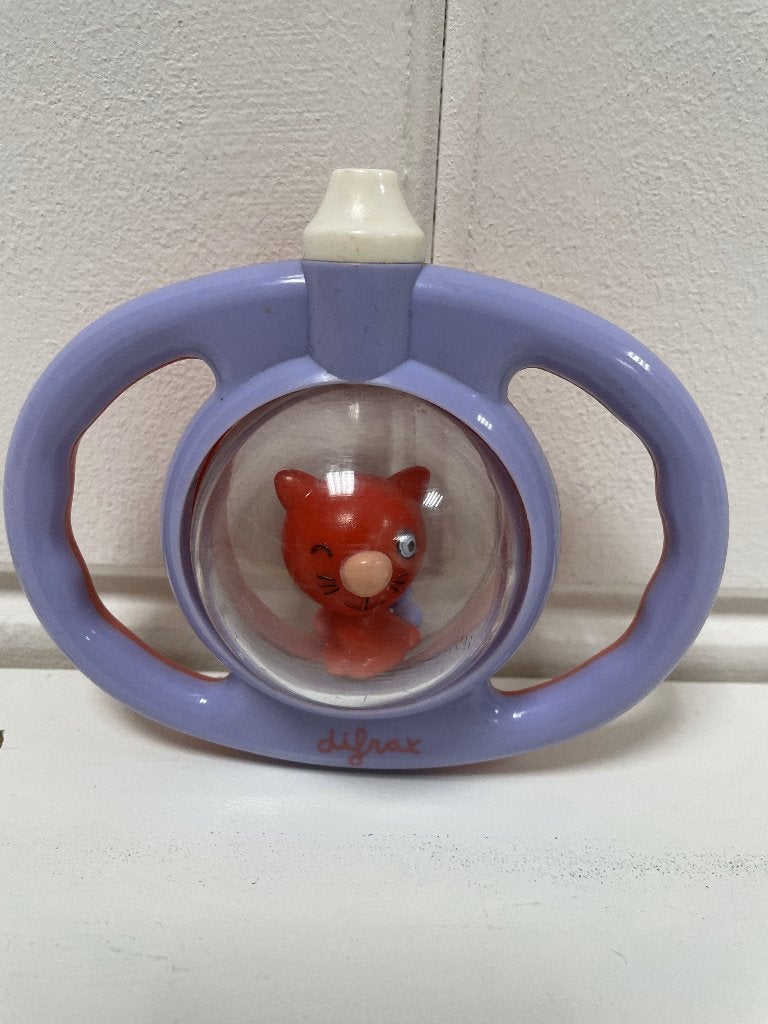 Difrax rammelaar met handvatten, Kinderen en Baby's, Ophalen of Verzenden, Zo goed als nieuw, Rammelaar, Met geluid