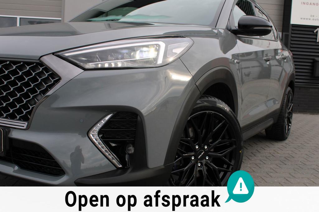 Hyundai Tucson 1.6 T-GDI 4WD N-Line / 19'' / alcantara / Led, Automaat, Gebruikt, 4 cilinders, Origineel Nederlands