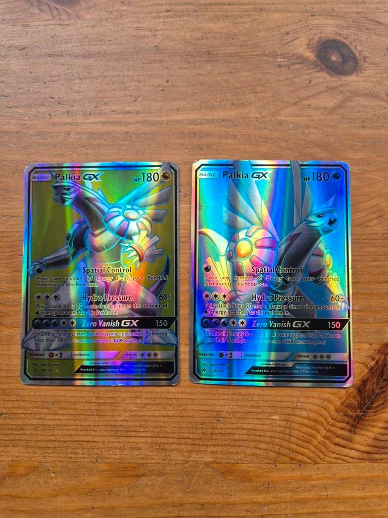 2x Pokemon kaart Palkia GX, Ophalen of Verzenden