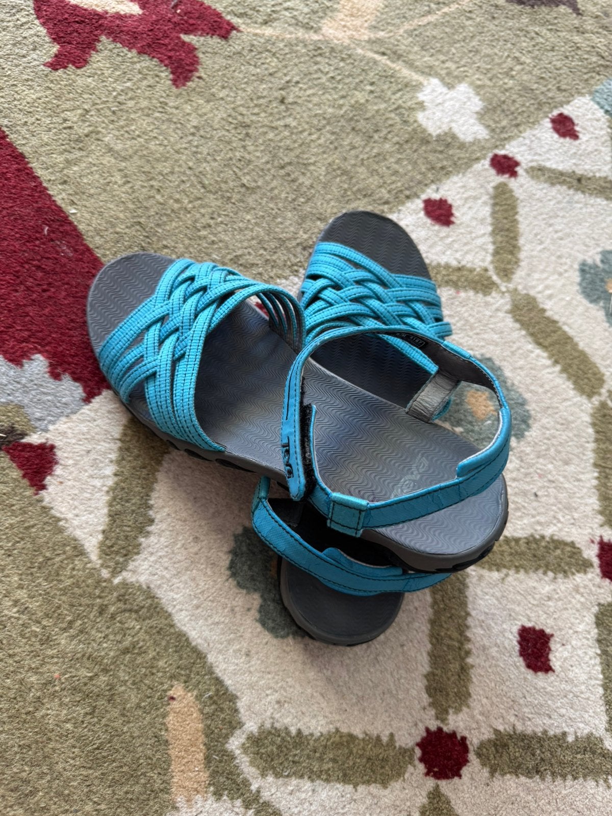 Teva maat 9/40, Blauw, Zo goed als nieuw, Sandalen of Muiltjes, Ophalen of Verzenden