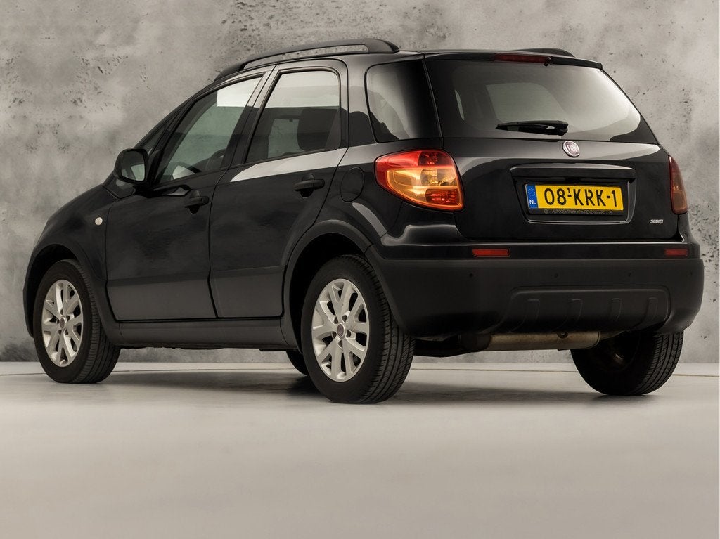 Fiat Sedici 1.6-16V Dynamic Sport Automaat (AIRCO, LOGISCH N, Auto's, Fiat, Stof, Gebruikt, Zwart, 4 cilinders
