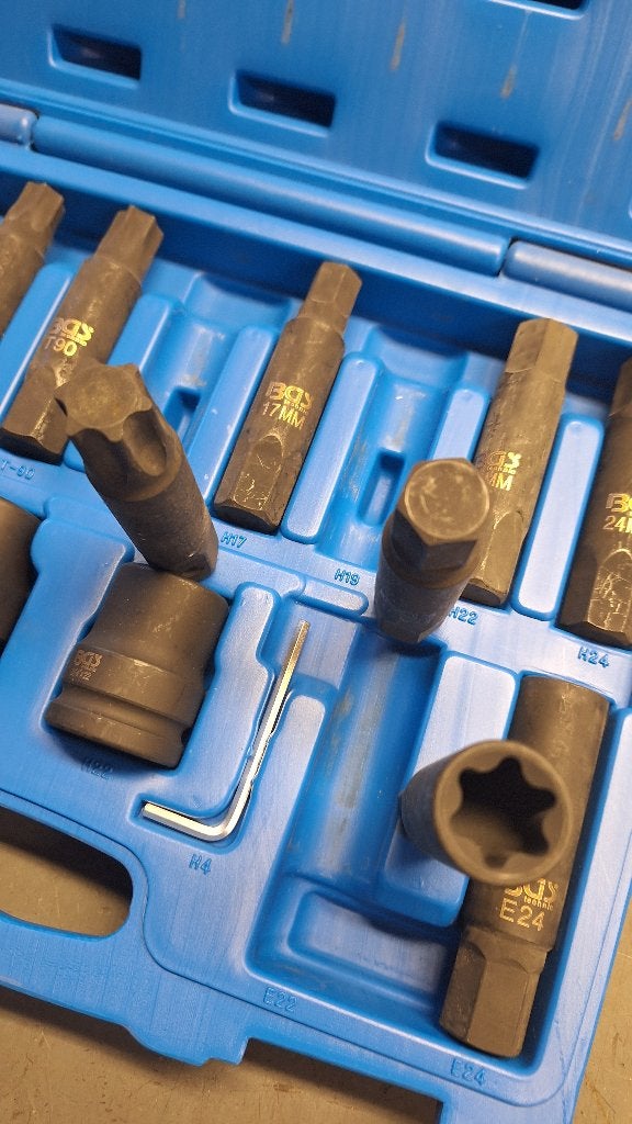 BGS Lange Krachtdoppen set Imbus en Torx met verlopen!, ,, Nieuw, Ophalen of Verzenden, ,