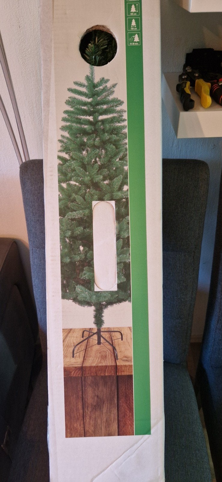 mooie kunststof kerstboom 185 cm, Ophalen