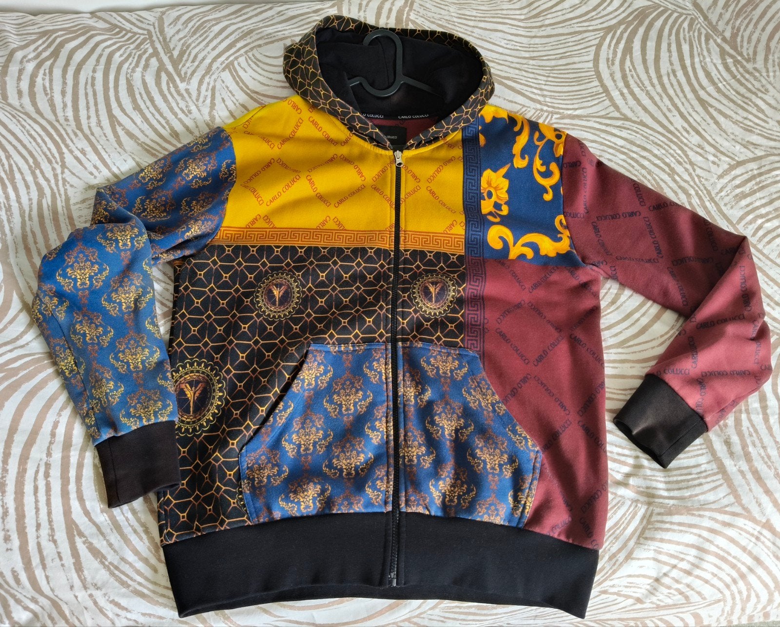 Carlo Colucci vest maat L, Ophalen, Maat 52/54 (L), Meerkleurig, Zo goed als nieuw