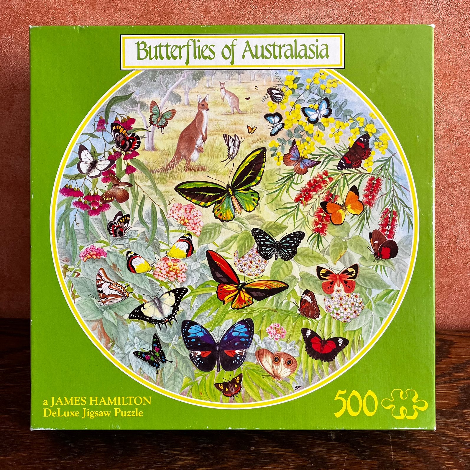 Ronde puzzel, James Hamilton, Hobby en Vrije tijd, Ophalen of Verzenden, 500 t/m 1500 stukjes, Zo goed als nieuw