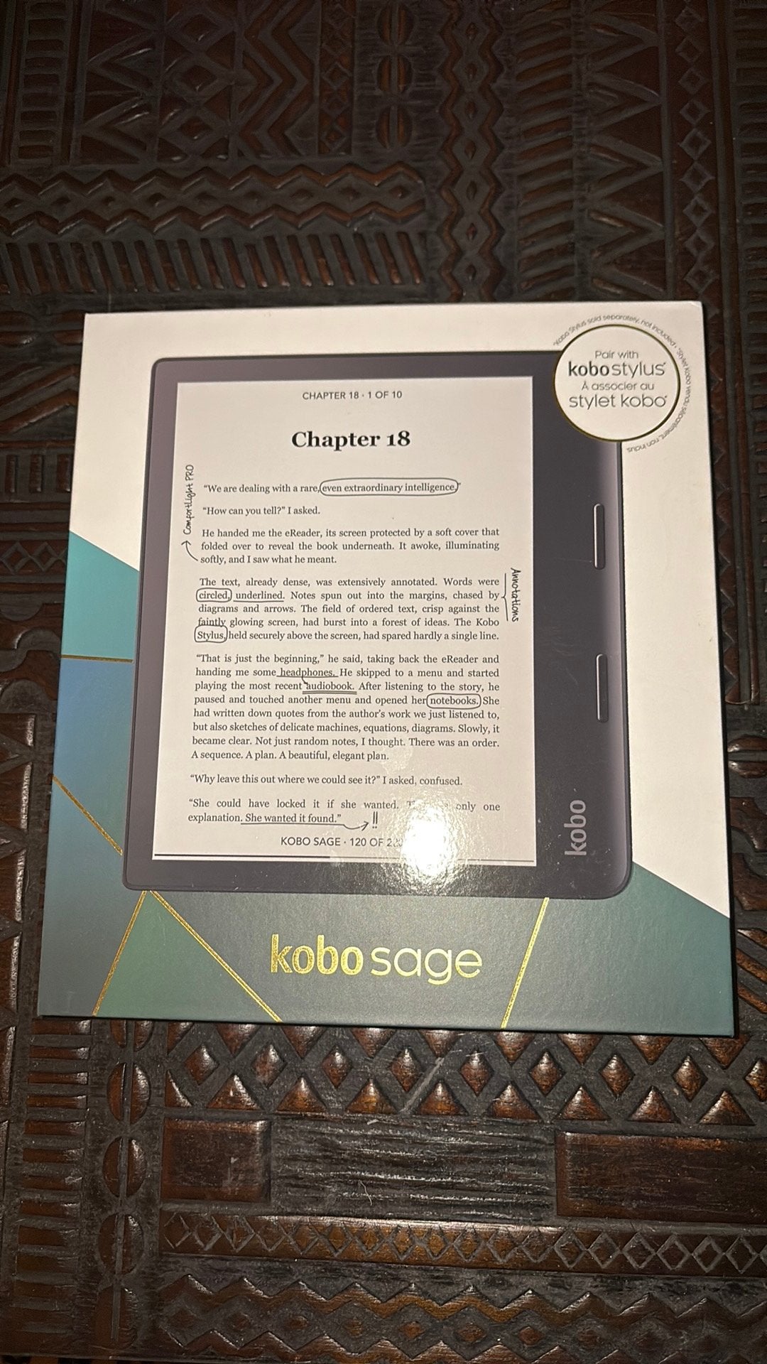 Rakuten Kobo Sage, Computers en Software, E-readers, Bluetooth, Nieuw, Ophalen of Verzenden, 7 inch