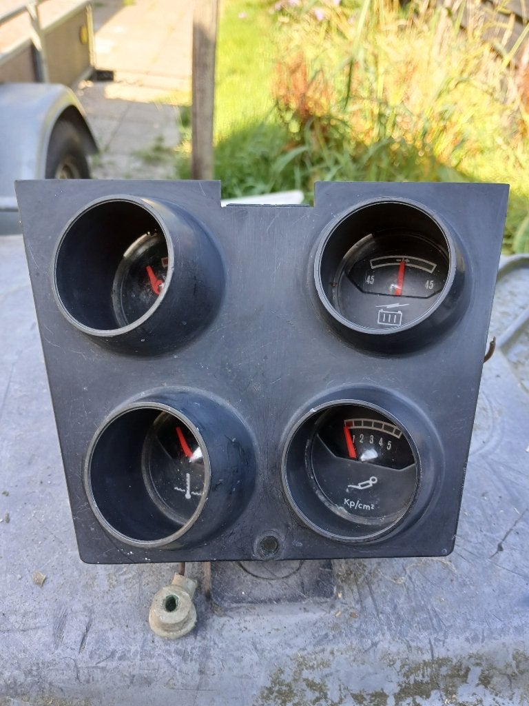 T.K. Ford Taunus/Granada metertjes console, Ophalen of Verzenden, Gebruikt, Ford