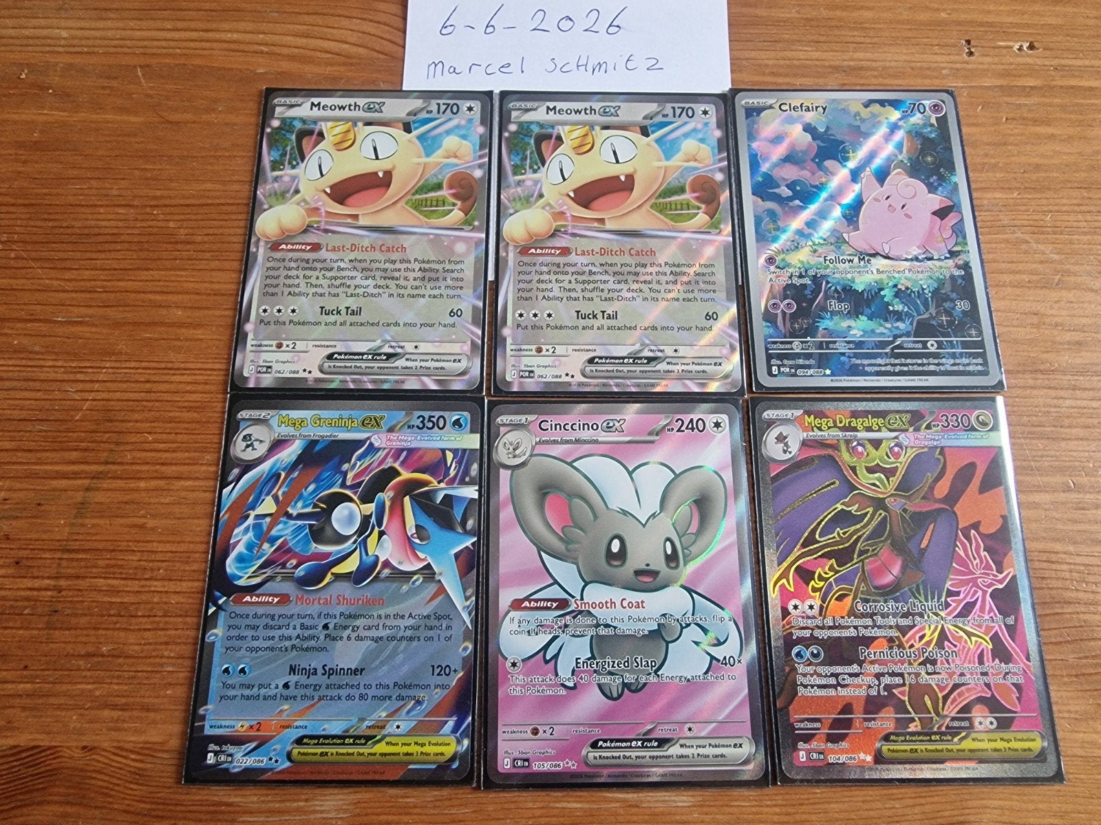 Pokemon kaarten, por en cri hitjes+ex kaarten, Ophalen of Verzenden, Nieuw, Losse kaart, Foil
