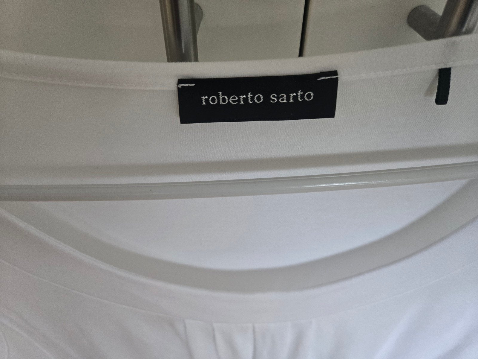 Witte top van Roberto Sarto, Wit, Maat 46/48 (XL) of groter, Ophalen of Verzenden, Zo goed als nieuw