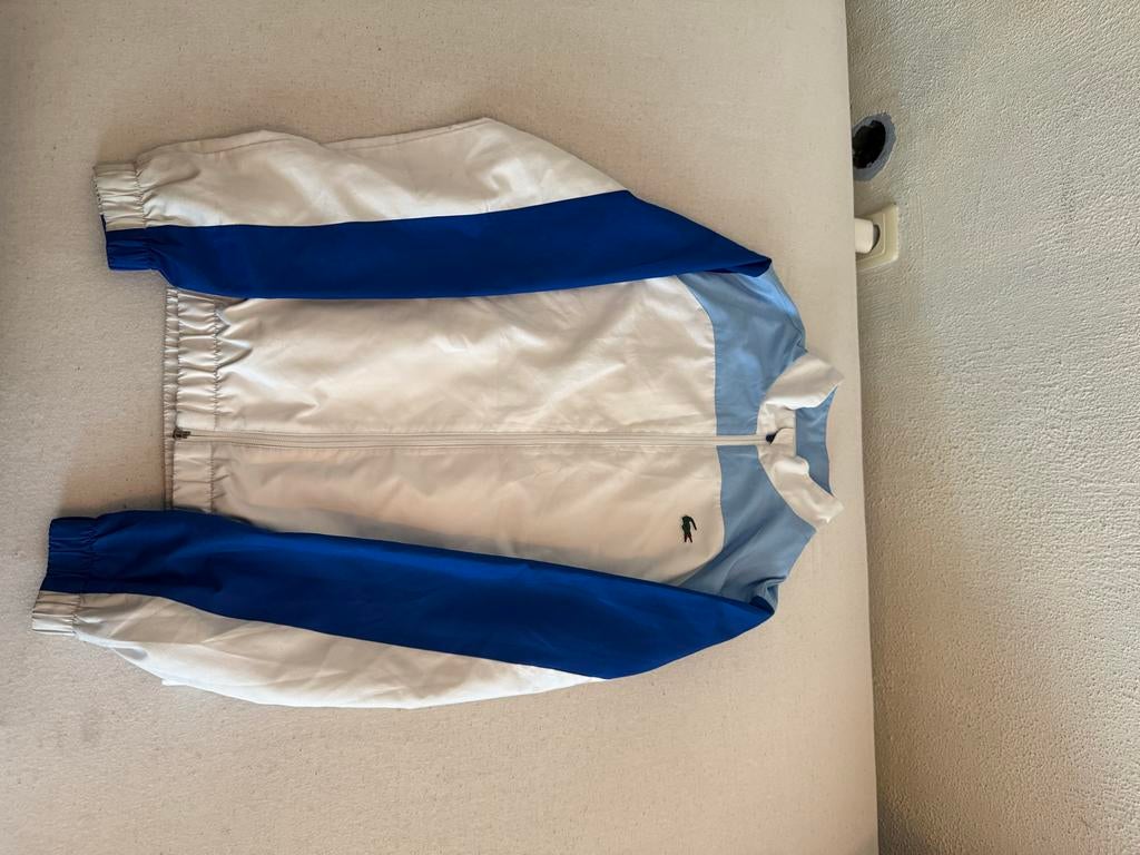 Lacoste Trainingspak - Jasje en Broek (Maat S), Blauw, Ophalen of Verzenden, Zo goed als nieuw, Algemeen