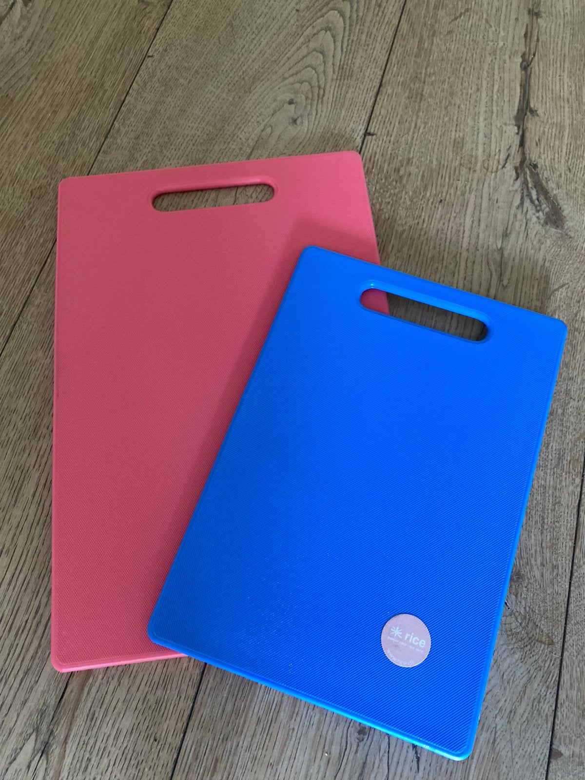 Rice snijplank serveerplank roze koraal blauw, Ophalen of Verzenden, Nieuw