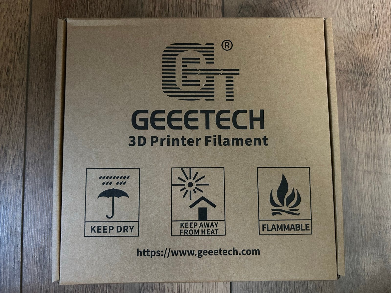 Geeetech PETG Filament 1.75mm Zwart 1kg voor 3D Printer, Ophalen of Verzenden, Nieuw, Filamentrollen