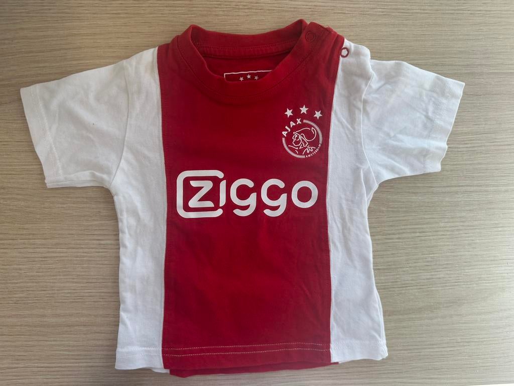 Baby tshirt Ajax maat 86/92, Ophalen of Verzenden, Zo goed als nieuw, Jongetje of Meisje, Shirtje of Longsleeve