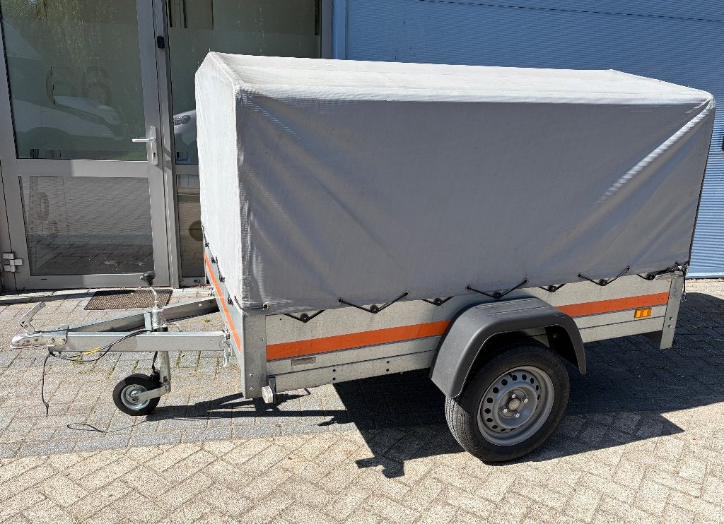 Eenassige aanhangwagen <750 kg – met huif en kiepfunctie, Auto diversen, Ophalen, https://temared.com/en/contact, PL, 21-040 Swidnik