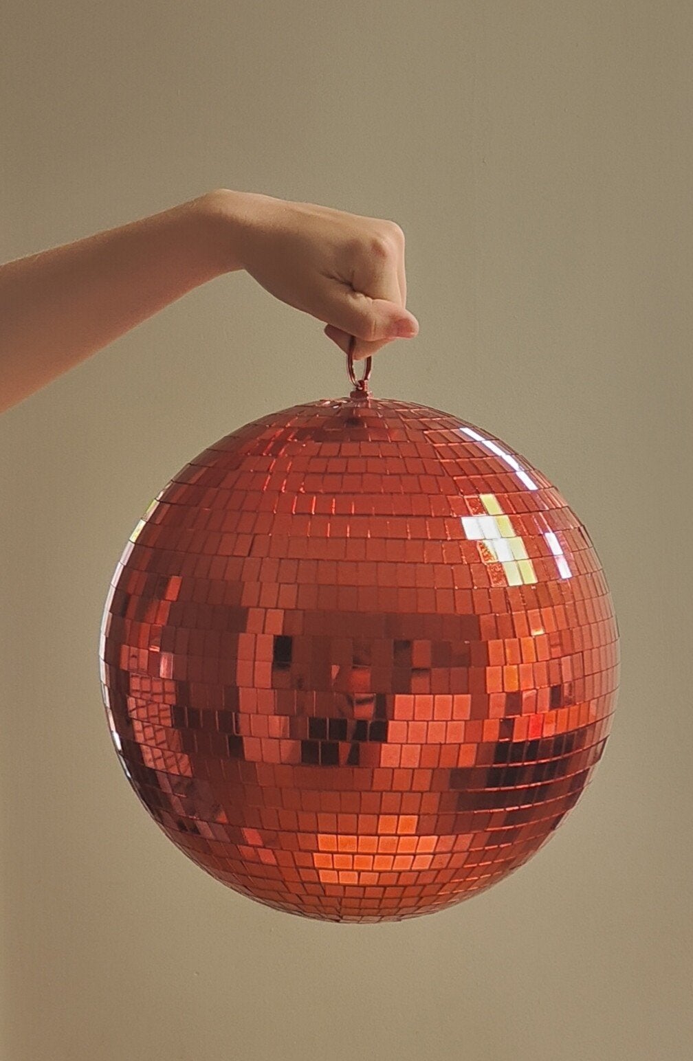 Rode discobal - 30cm, Ophalen of Verzenden