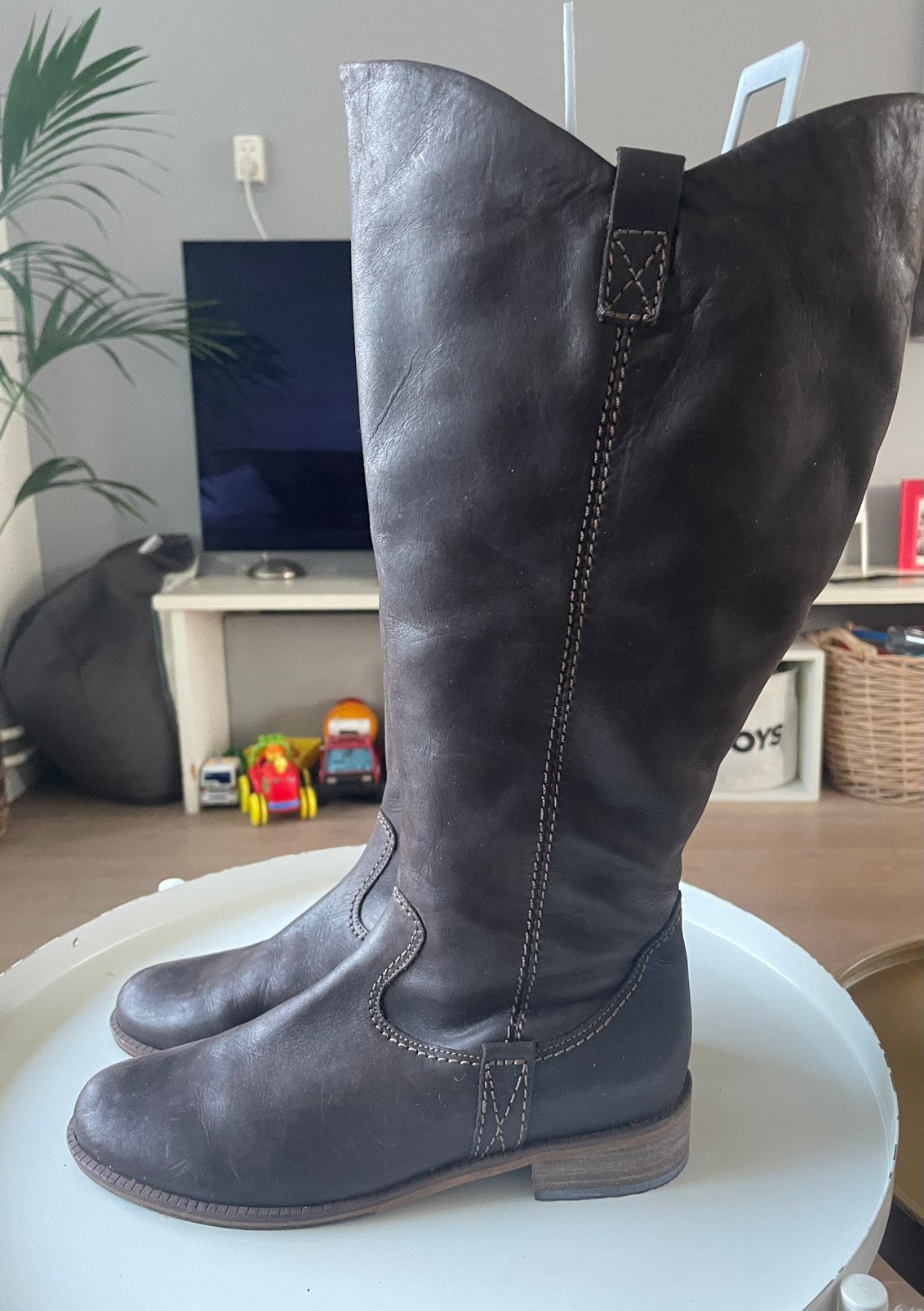 Gabor hoge laarzen mt 5 (38), Kleding | Dames, Hoge laarzen, Bruin, Ophalen of Verzenden, Zo goed als nieuw