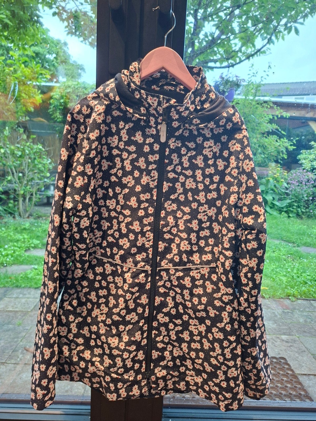 Name It Zomer/regenjas met bloemenprint - Maat 152, Meisje, Ophalen of Verzenden, Zo goed als nieuw, Name It