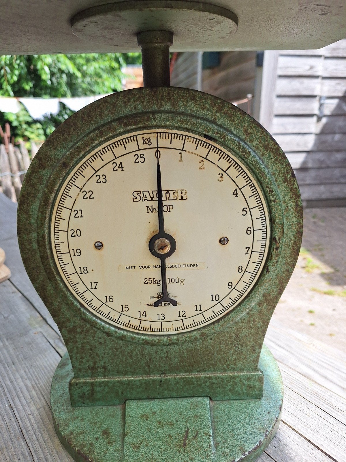 Vintage Salter No 50p keukenweegschaal - 25kg weegschaal, Ophalen
