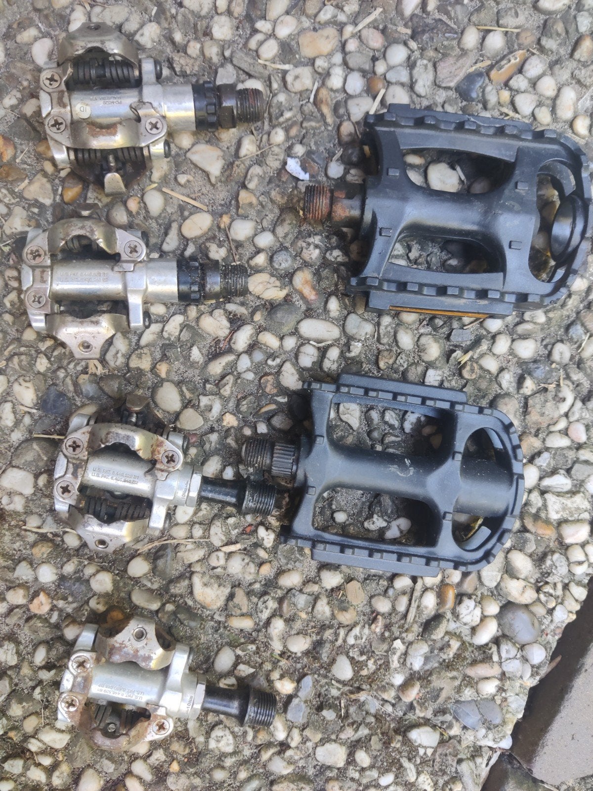 Trapper klikpedalen voor mountainbike, Ophalen of Verzenden, Gebruikt, Mountainbike, Crankstel of Pedalen