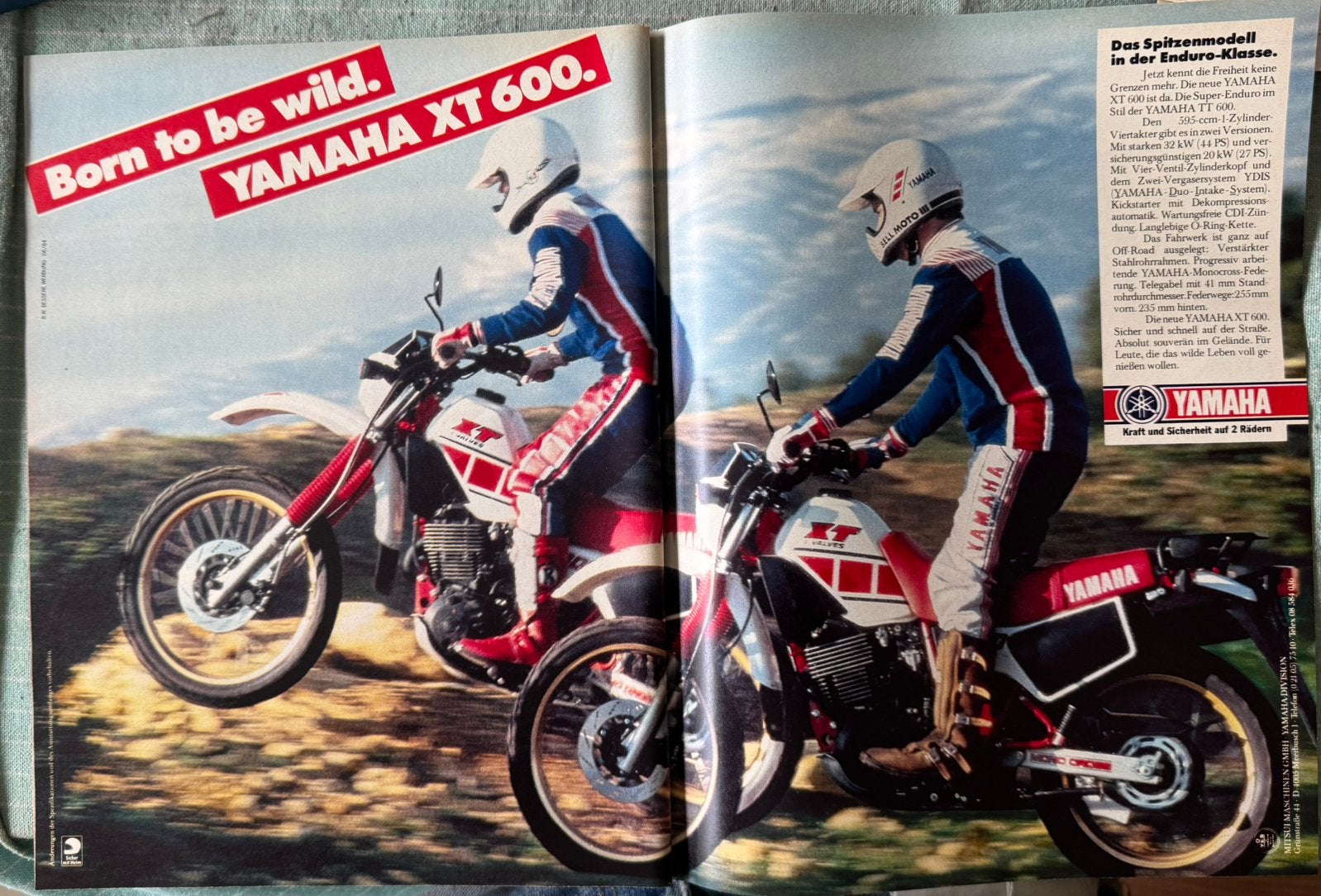 Advertentie 1984 Yamaha XT600, Verzenden, Zo goed als nieuw, Motoren