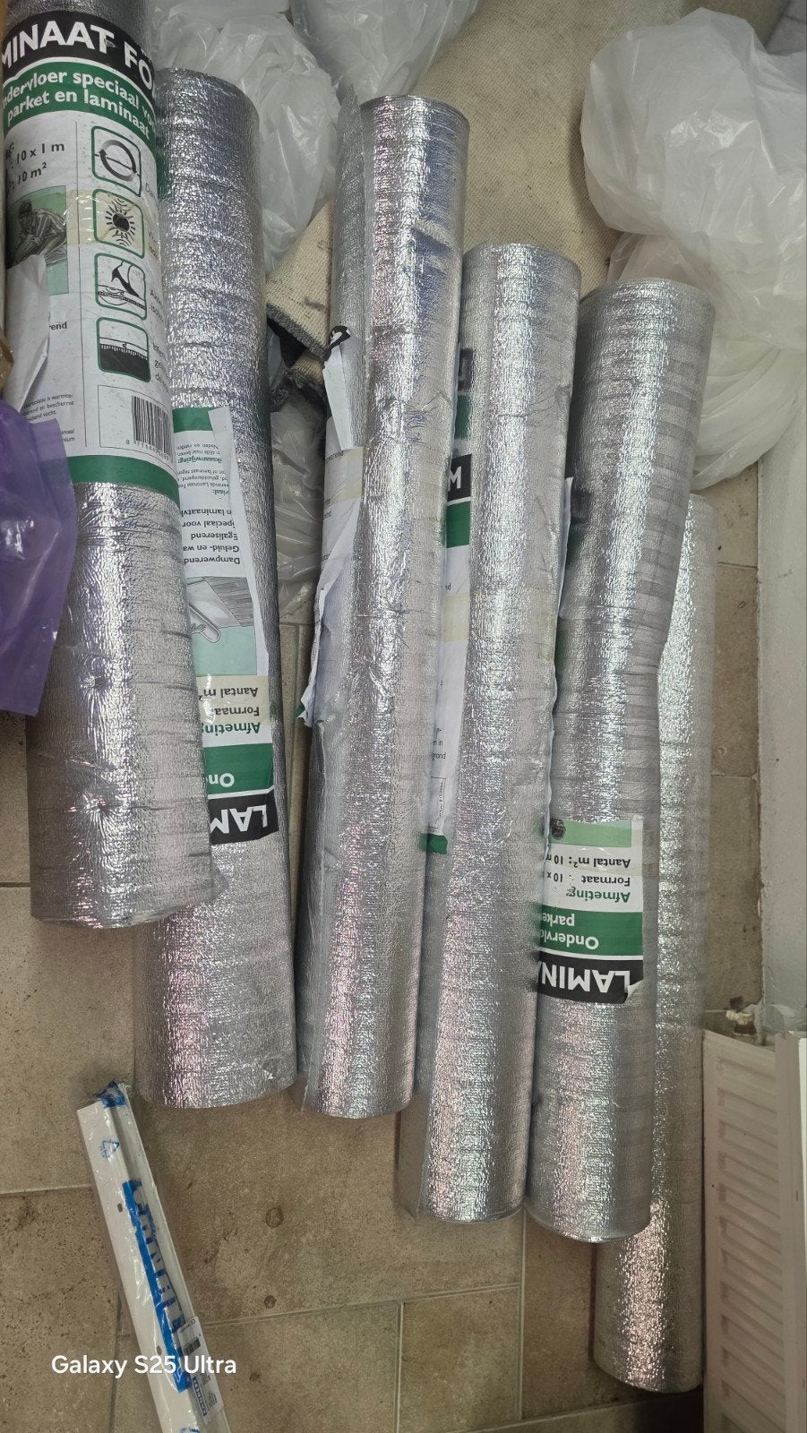 Ondervloer speciaal voor parket en laminaat (10 m²), Overige materialen, 30 cm of meer, 50 tot 150 cm, Overige typen