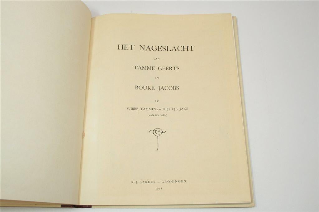 Genealogie Van Douwen — Tamme Geerts Groningen 1958, Ophalen of Verzenden, Gelezen