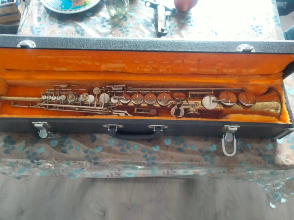 Swallow sopraan sax saxofoon in koffer, Muziek en Instrumenten, Blaasinstrumenten | Saxofoons, Ophalen of Verzenden, Sopraan