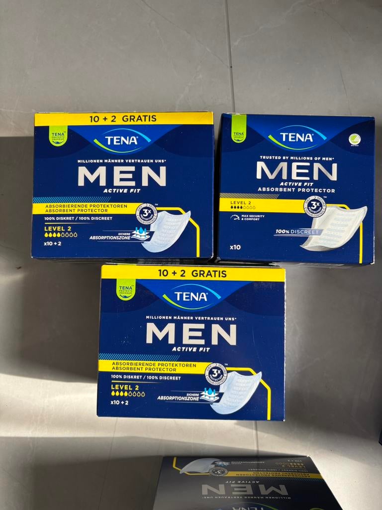Incontinentie pads Tena men level 2, Ophalen of Verzenden, Zo goed als nieuw