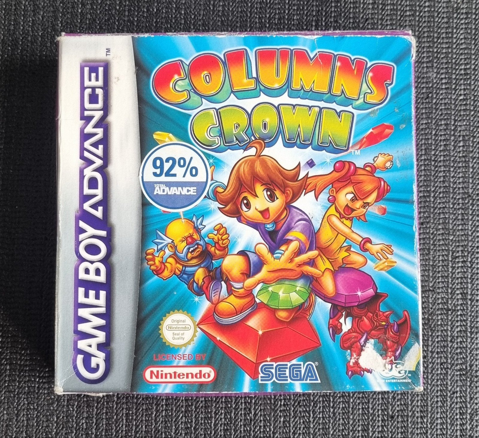 Columns Crown - Game Boy Advance (GBA) - Compleet, Puzzel en Educatief, Gebruikt, 2 spelers, Ophalen of Verzenden